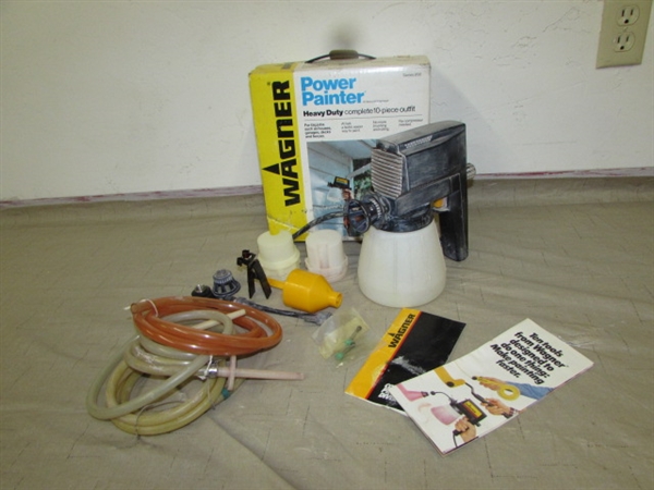 WAGNER AIRLESS PAINT SPRAYERS AND PAINT PACK