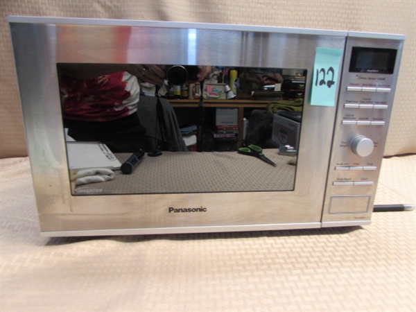 RELATIVELY NEW PANASONIC INVERTER MICROWAVE WITH CAROUSEL