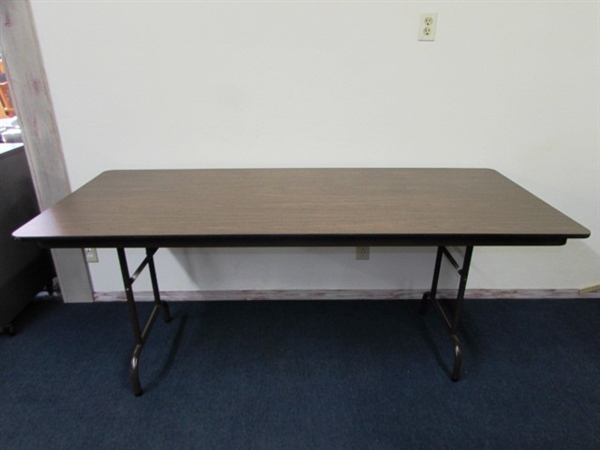 SUPER STURDY, HEAVY DUTY FOLDING TABLE-BIG!