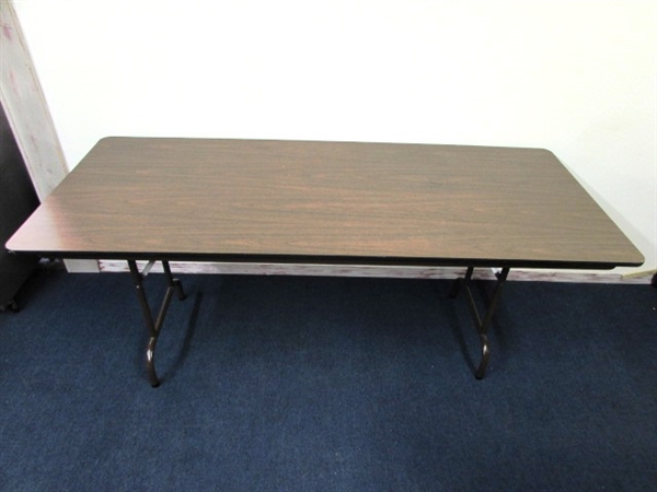 SUPER STURDY, HEAVY DUTY FOLDING TABLE-BIG!