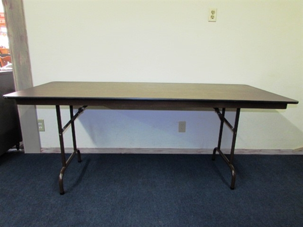 SUPER STURDY, HEAVY DUTY FOLDING TABLE-BIG!