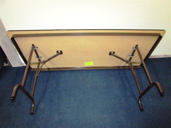 SUPER STURDY, HEAVY DUTY FOLDING TABLE-BIG!