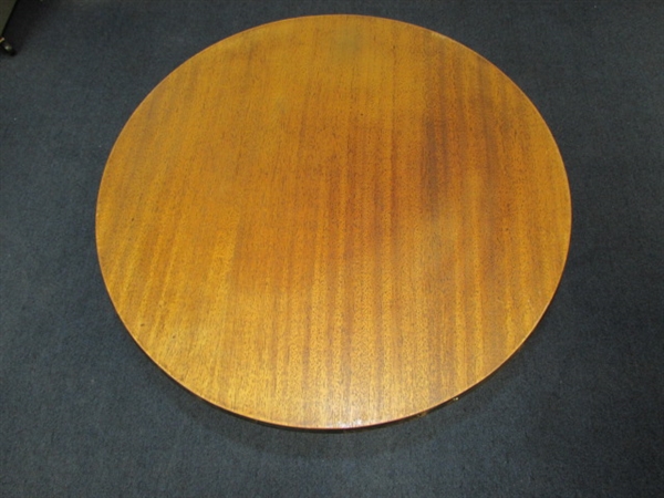 VINTAGE/ANTIQUE  ROUND HALL TABLE 