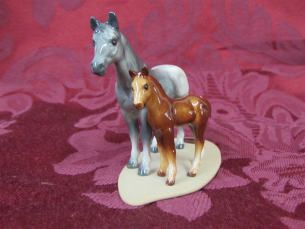  PORCELAIN APPALOOSA MARE & FOAL