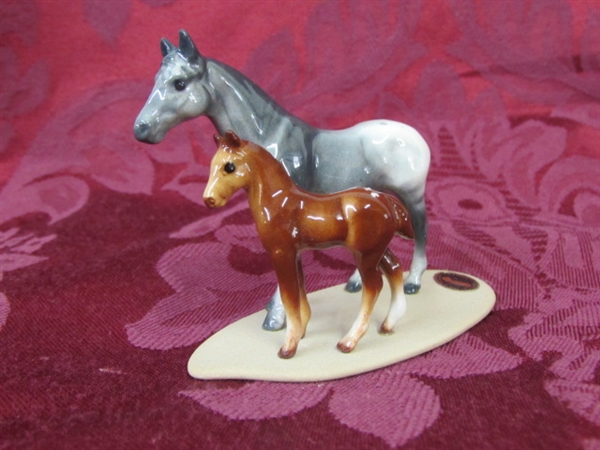  PORCELAIN APPALOOSA MARE & FOAL