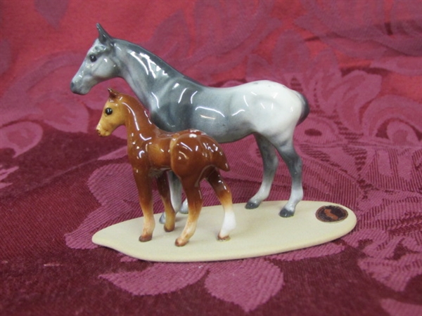  PORCELAIN APPALOOSA MARE & FOAL