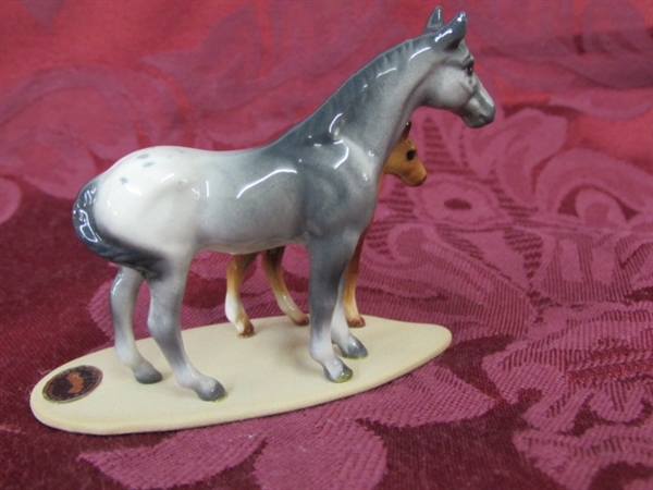  PORCELAIN APPALOOSA MARE & FOAL