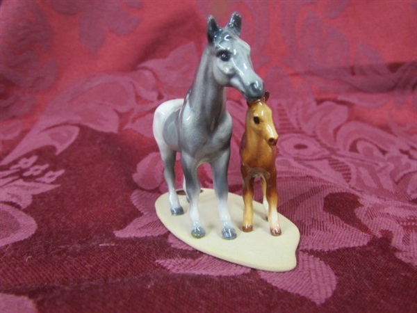  PORCELAIN APPALOOSA MARE & FOAL