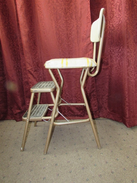 RETRO COSCO STEP STOOL CHAIR