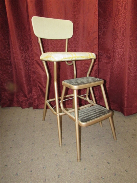 RETRO COSCO STEP STOOL CHAIR