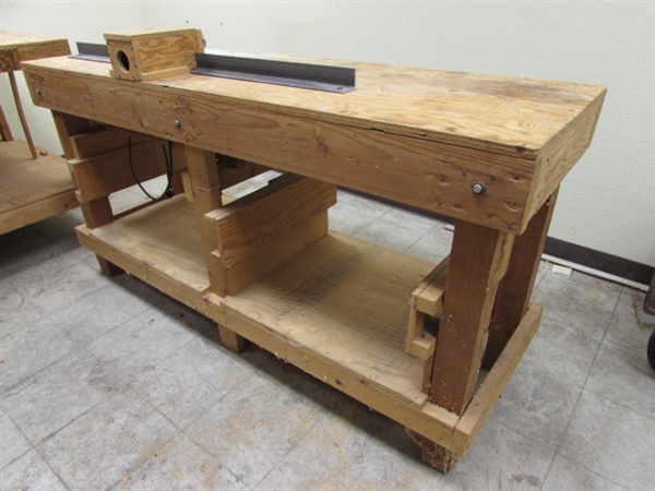 HEAVY DUTY ROUTER BUILT INTO A BIG SOLID TABLE!