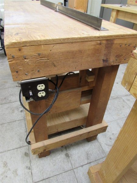 HEAVY DUTY ROUTER BUILT INTO A BIG SOLID TABLE!