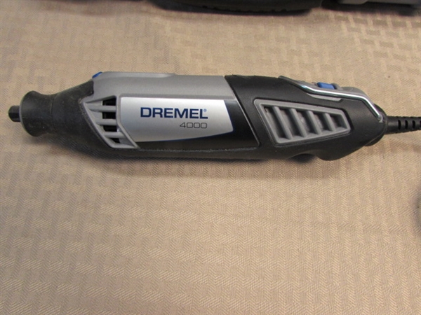 DREMEL 4000 PREMIUM ROTARY KIT WITH ACCESSORIES