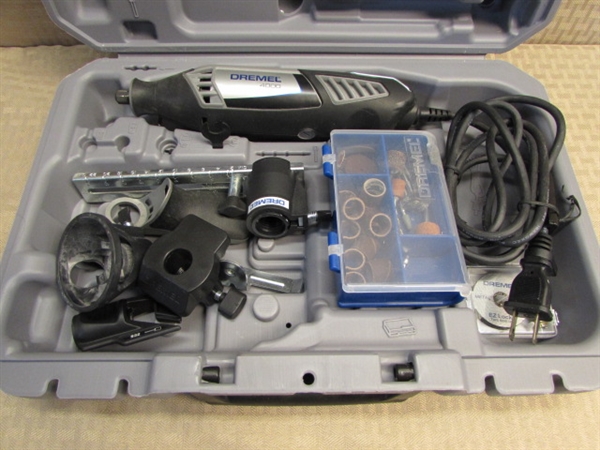 DREMEL 4000 PREMIUM ROTARY KIT WITH ACCESSORIES