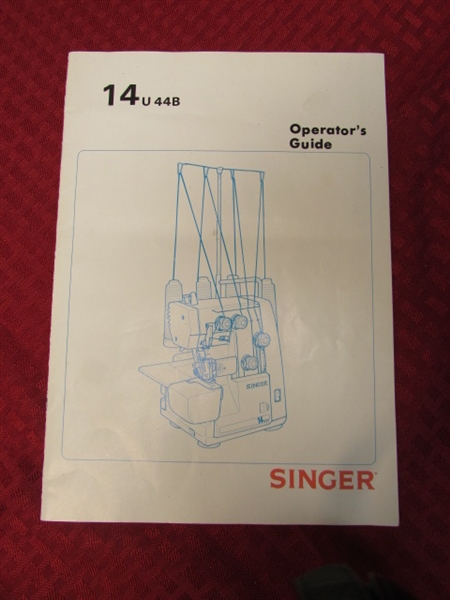 DELUXE SINGER FREE ARM  OVER LOCK SEWING MACHINE