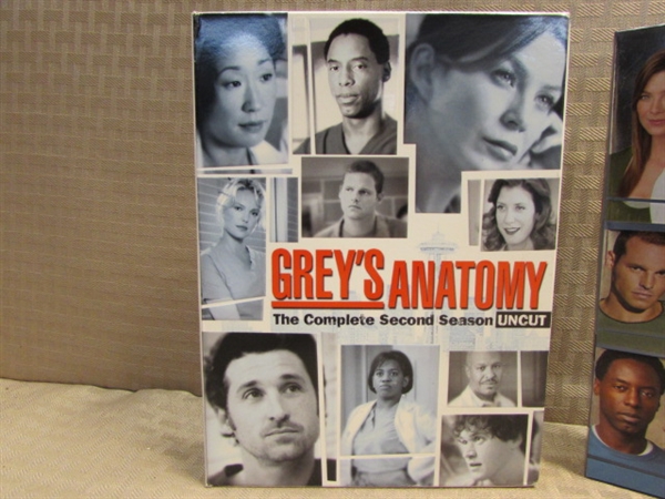 GREY'S ANATOMY MARATHON!  SEASONS 2 & 3 OF THE POPULAR TV SERIES ON DVD 