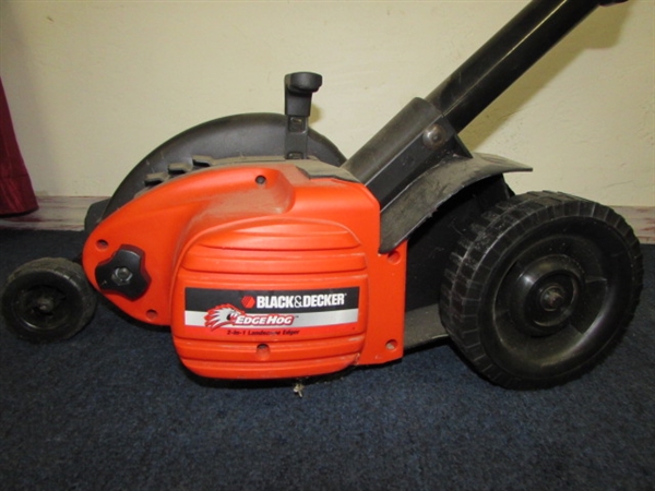 BLACK & DECKER EDGE HOG 2 IN 1 ELECTRIC LANDSCAPE EDGER