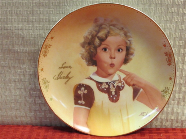 AMERICA'S SWEETHEART-COLLECTIBLE LIMITED EDITION SHIRLEY TEMPLE PLATE FROM DANBURY MINT