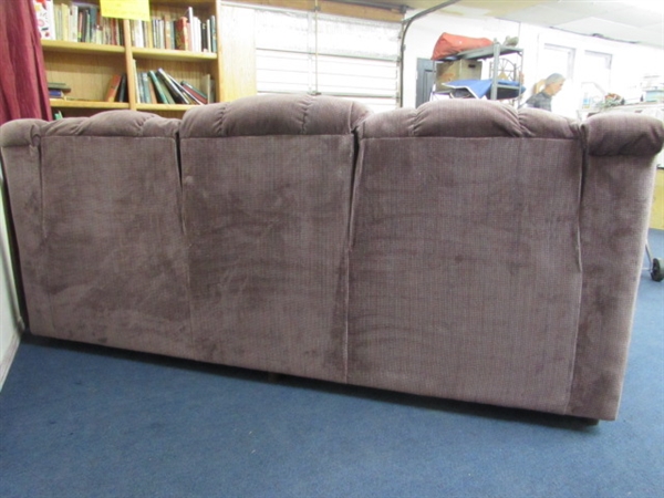 DOUBLE RECLINING COUCH WITH LOTS OF EXTRAS!