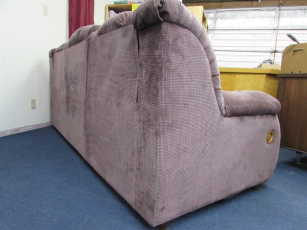 DOUBLE RECLINING COUCH WITH LOTS OF EXTRAS!