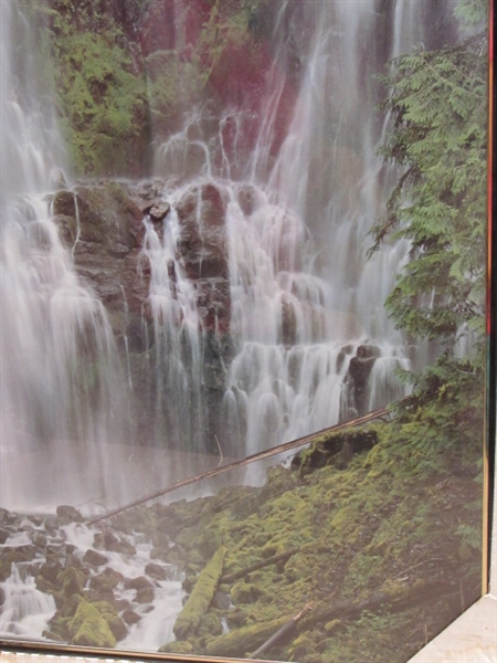 TRANQUIL FRAMED WATERFALL FOR YOUR WALL - NEW!