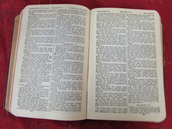 ANTIQUE BIBLE 1902