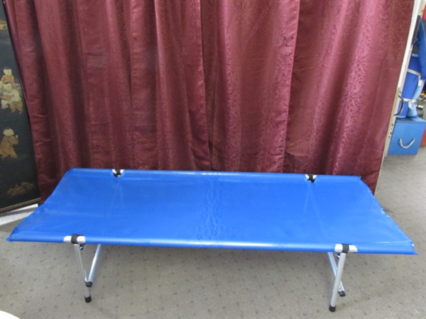 CAMP TIME ROLL-A-COT CAMP COT WITH CARRYING CASE 