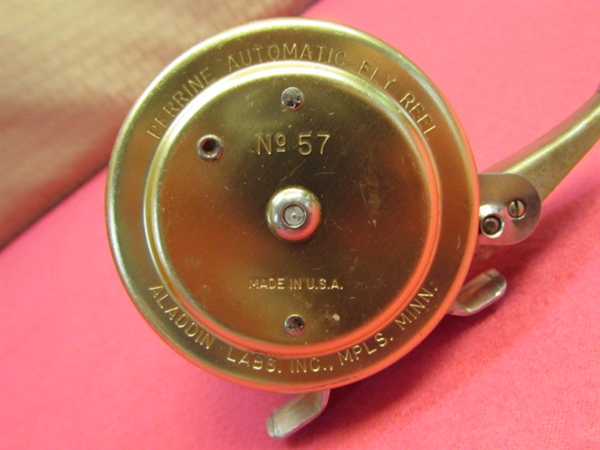 VINTAGE PERRINE AUTOMATIC FLY REEL NO. 57