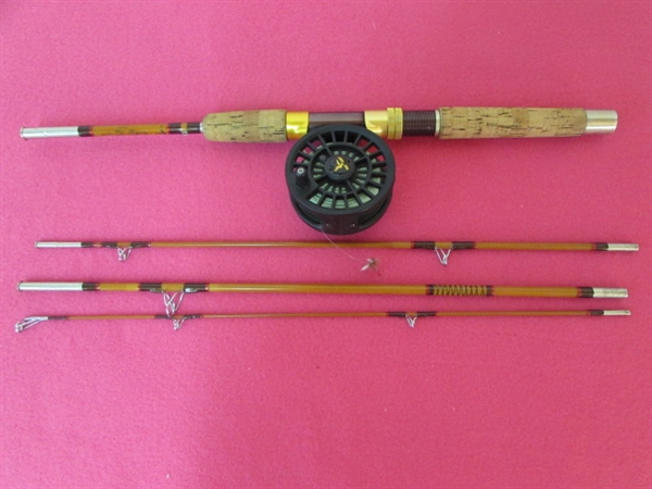 Lot Detail - Vintage Eagle Claw Rod & Reel Set