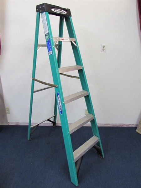 REACH NEW HEIGHTS- 6' WERNER LADDER