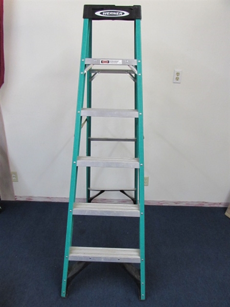 REACH NEW HEIGHTS- 6' WERNER LADDER