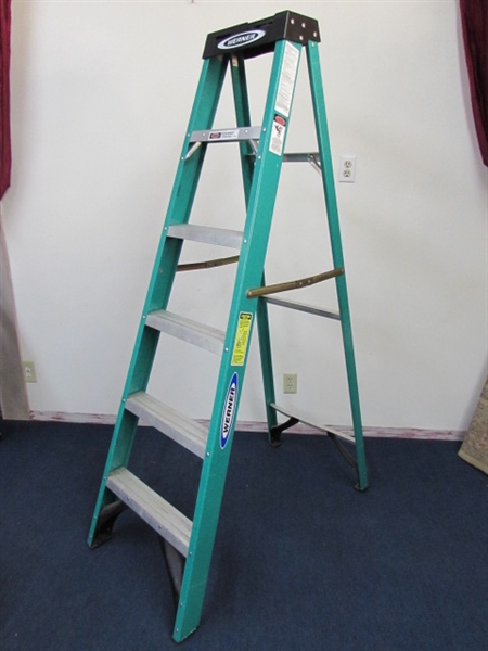 REACH NEW HEIGHTS- 6' WERNER LADDER