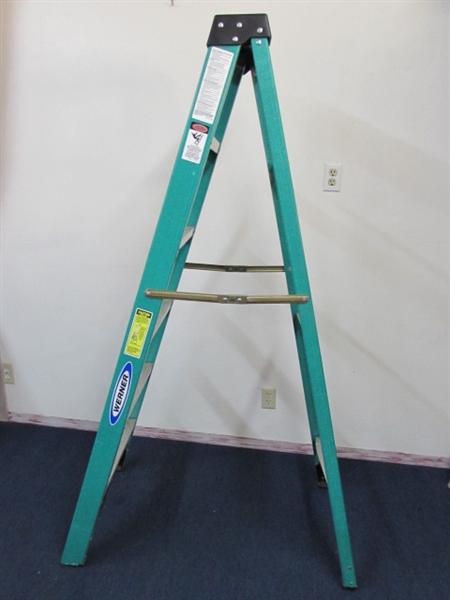 REACH NEW HEIGHTS- 6' WERNER LADDER