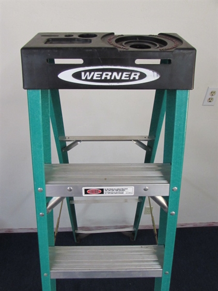 REACH NEW HEIGHTS- 6' WERNER LADDER