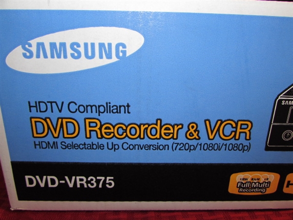 VERY NICE SAMSUNG DVD-VR375 DVD/VHS PLAYER
