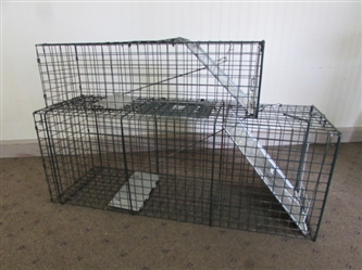 TIRED OF VARMINTS? TWO VERY NICE LIVE TRAPS