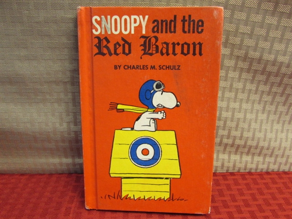 VINTAGE HARDBACK CHILDREN'S BOOKS-SNOOPY & THE RED BARON, DONKEY DONKEY AND MORE!