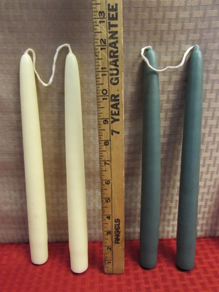 TAPER CANDLES FOR EMERGENCIES OR AMBIANCE