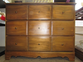 NICE SIZED DRESSER WITH 3 DEEP DRAWERS - GREAT FOR KIDS CLOTHES OR CRAFTS
