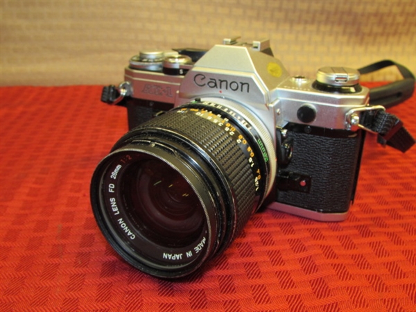 NICE CANON AE-1 35MM CAMERA WITH PROFOTO CASE