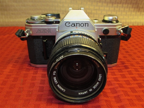 NICE CANON AE-1 35MM CAMERA WITH PROFOTO CASE