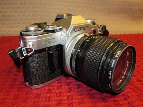 NICE CANON AE-1 35MM CAMERA WITH PROFOTO CASE