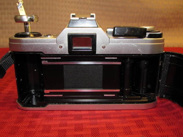 NICE CANON AE-1 35MM CAMERA WITH PROFOTO CASE