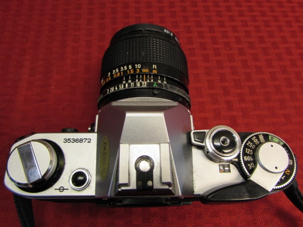 NICE CANON AE-1 35MM CAMERA WITH PROFOTO CASE