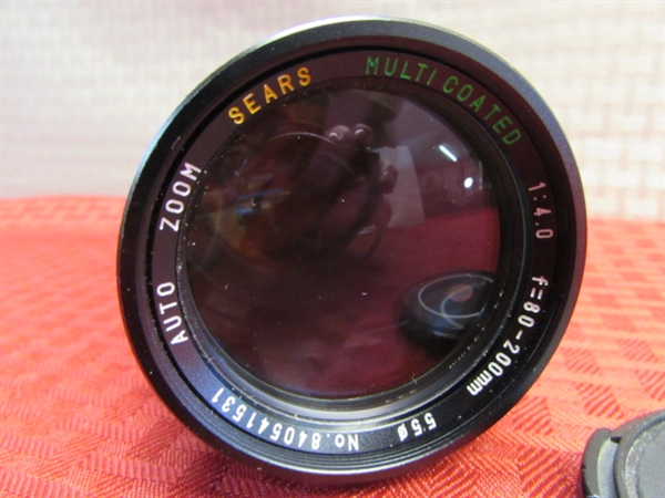 MULTI COATED AUTO ZOOM LENS FOR YOUR 35MM CAMERA