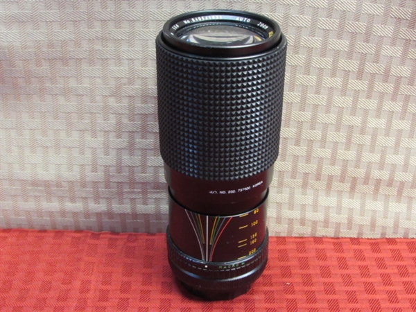 MULTI COATED AUTO ZOOM LENS FOR YOUR 35MM CAMERA