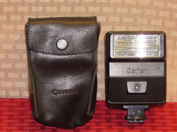 CANON SPEEDLITE 177A CAMERA FLASH WITH CASE