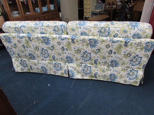 VERY PRETTY, WELL MADE & COMFORTABLE SOFA