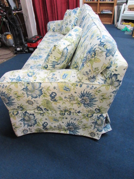 VERY PRETTY, WELL MADE & COMFORTABLE SOFA