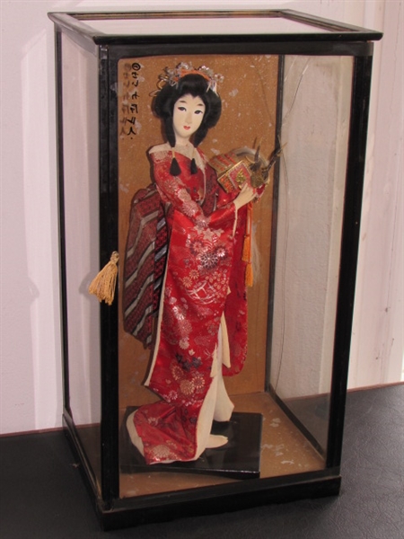 Lot Detail Collectible Vintage Japanese Nishi Doll Geisha Holding